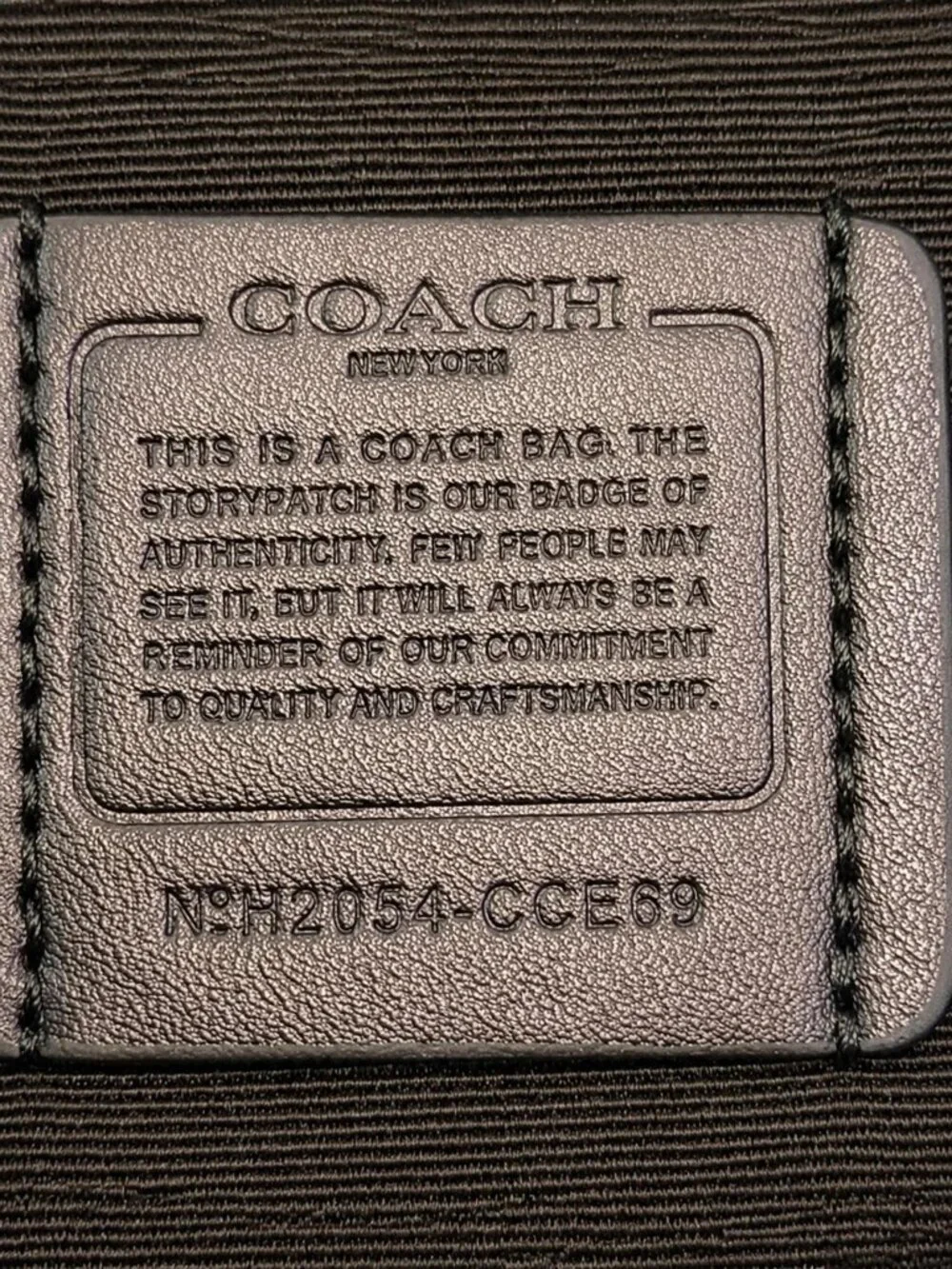 Coach measurements length